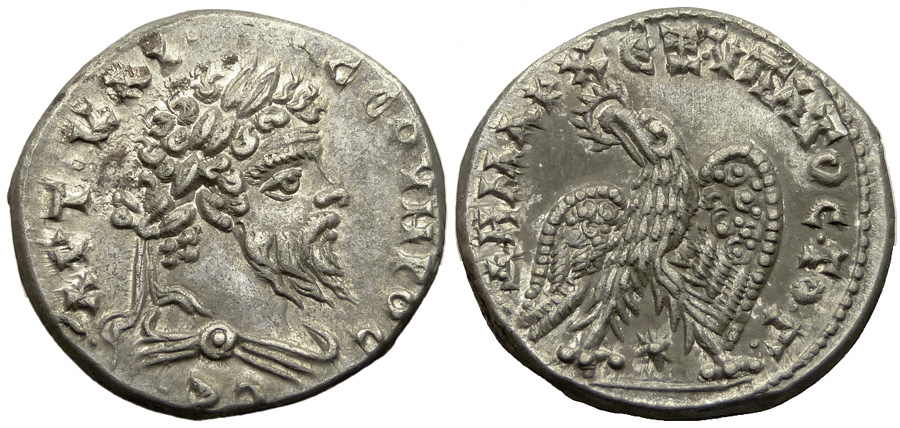 Septimius Severus Tetradrachm, Laodikeia ad Mare, ex Auctiones Basel