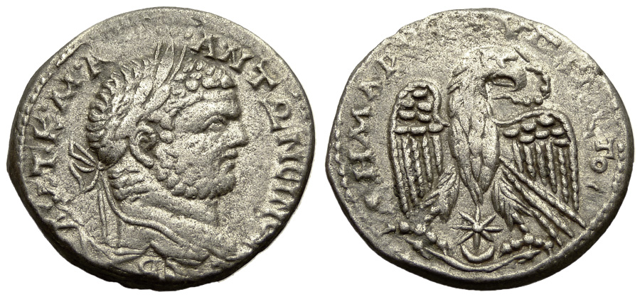 Caracalla AR Tetradrachm, Antioch mint