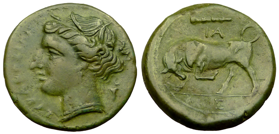 Syracuse, Agathokles AE20, c. 317-310 BC