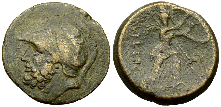 The Bretttii, AE Double Didrachm, c. 208-203 BC