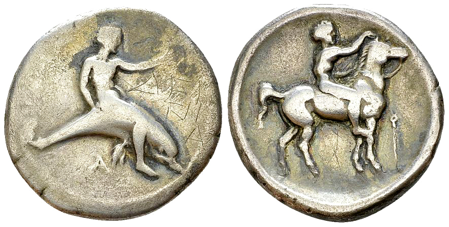 Tarentum AR Nomos, c. 415-390 BC