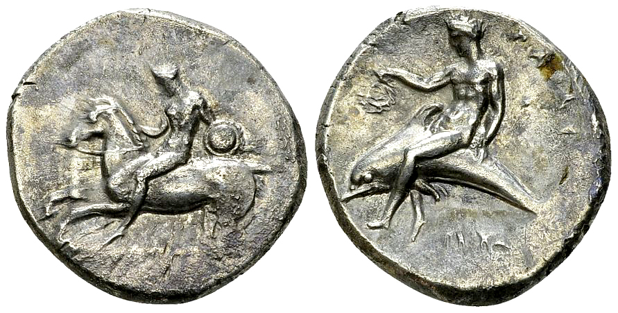Tarentum AR Nomos, c. 302-280 BC