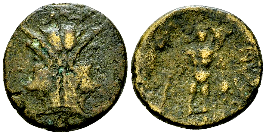 Uxentum AE As, c. 125-90 BC