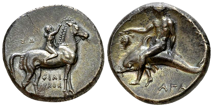 Tarentum AR Nomos, c. 302-280 BC