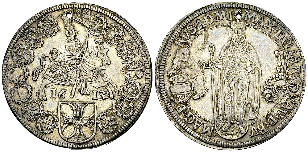 Maximilian III AR Taler 1613