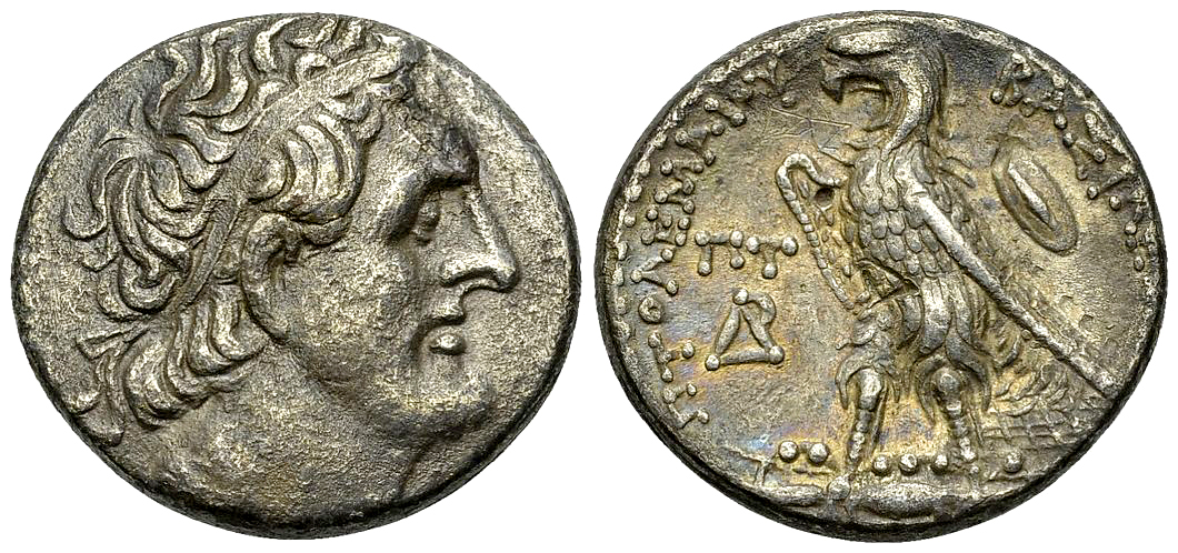 Ptolemaios II Philadelphos AR Tetradrachm, Ptolemais