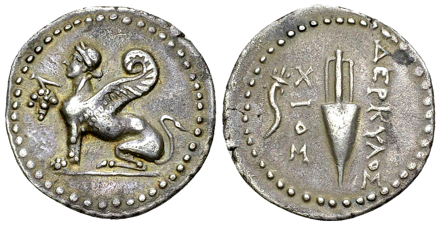 Chios AR Drachm, c. 133-88 BC