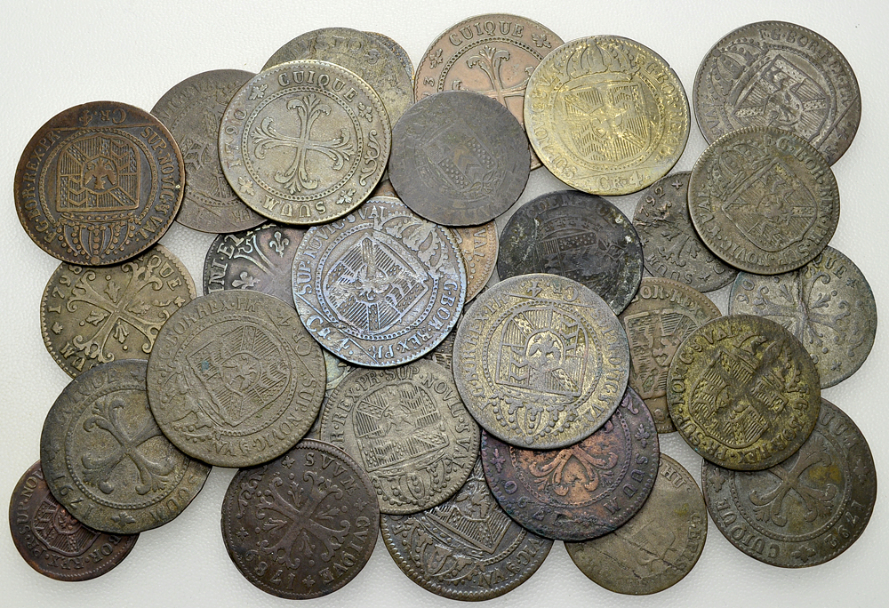 Neuenburg, Lot 31 von Kantonalmünzen