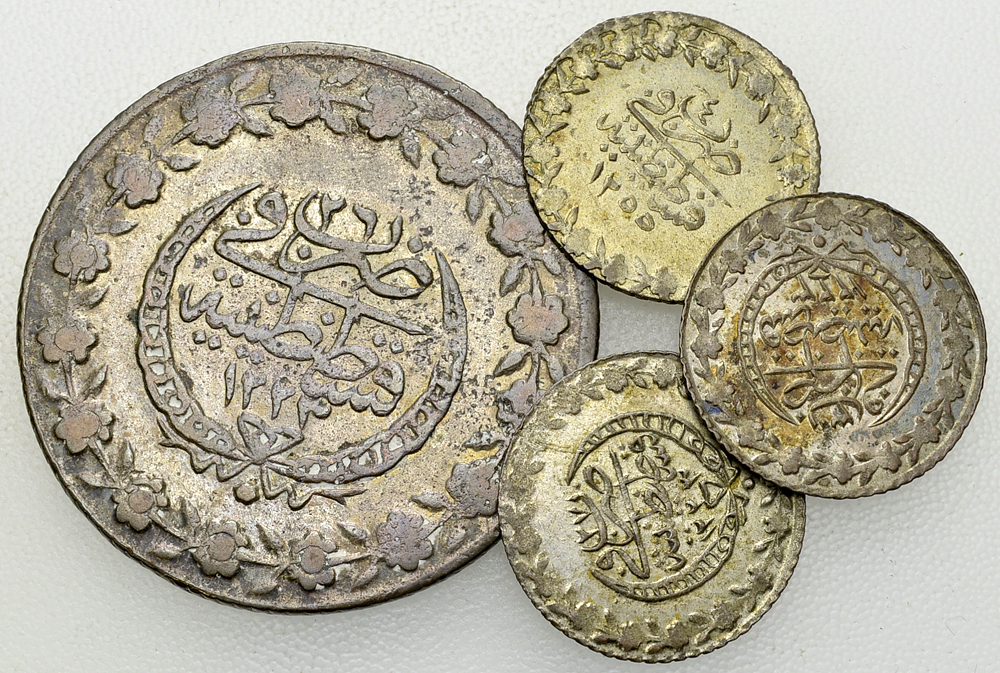 Ottoman Empire, Lot of 4 AR coins