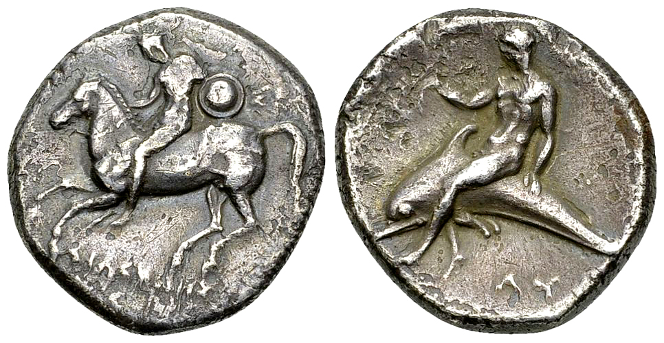 Tarentum AR Nomos, c. 302-290 BC