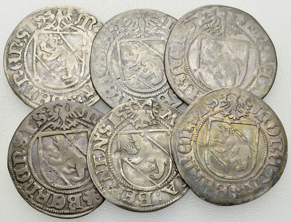 Bern, Lot von 6 Kantonalmünzen