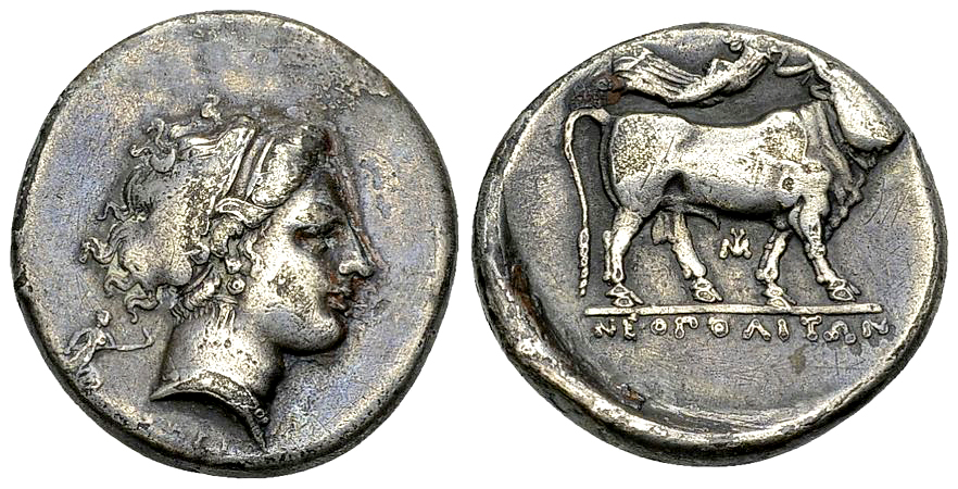 Neapolis AR Nomos, c. 300 BC