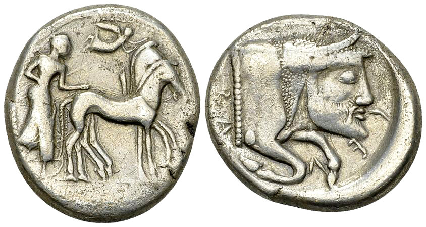 Gela AR Tetradrachm, c. 480/75-475/70 BC