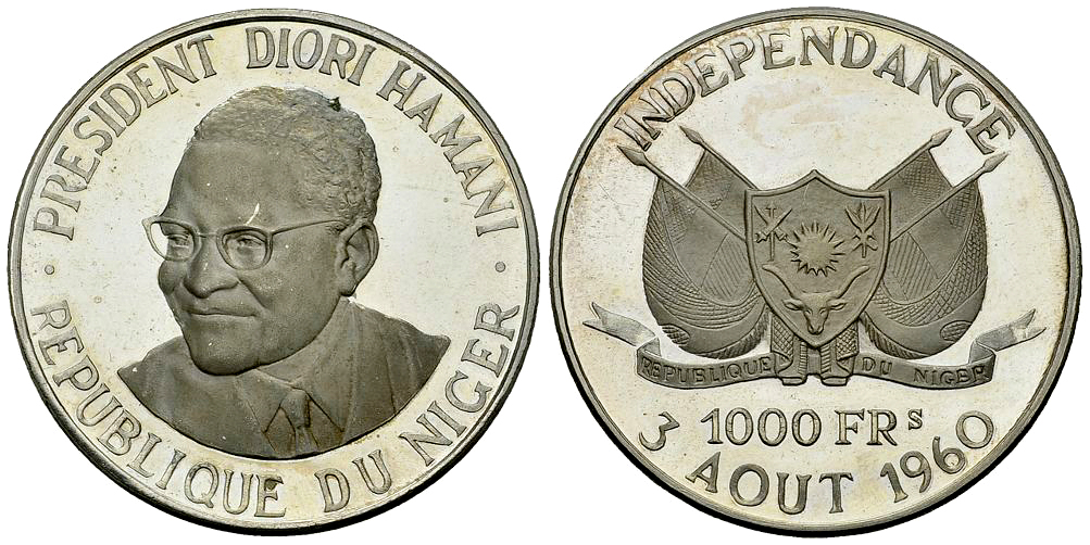 Niger AR 1000 Francs 1960