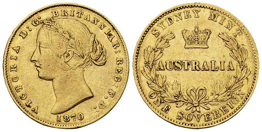 Victoria AV Sovereign 1870, Sydney