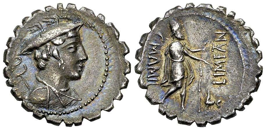 C. Mamilius Limetanus AR Denarius, 82 BC