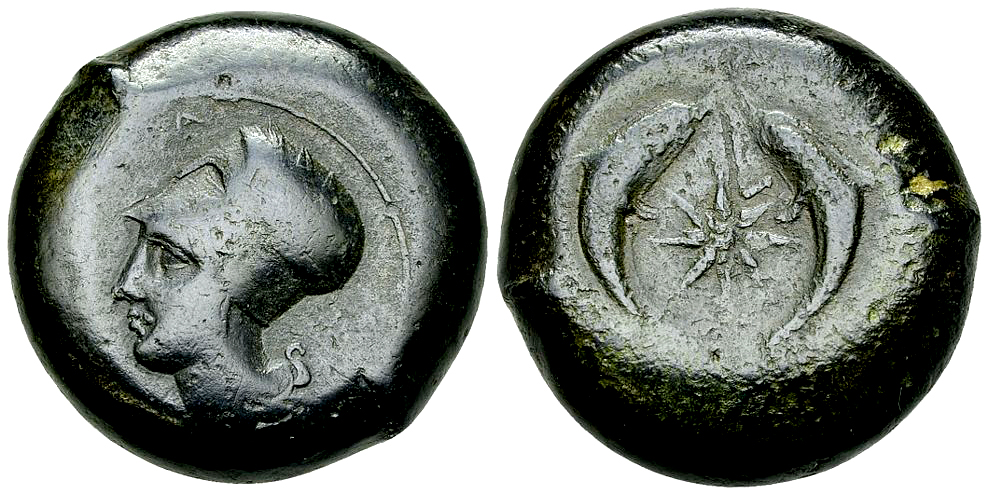 Syracuse AE Drachm, c. 405-367 BC
