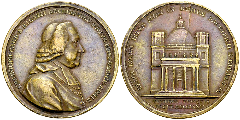 Austria, AE Medal 1772, Migazzi