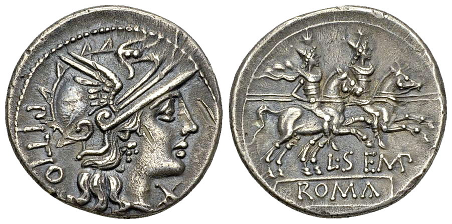 L. Sempronius Pitio AR Denarius, 148 BC