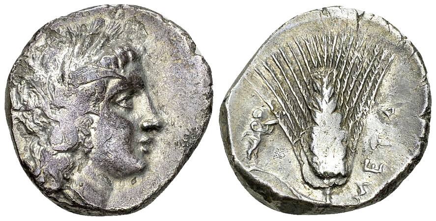 Metapontum AR Nomos, c. 290-280 BC