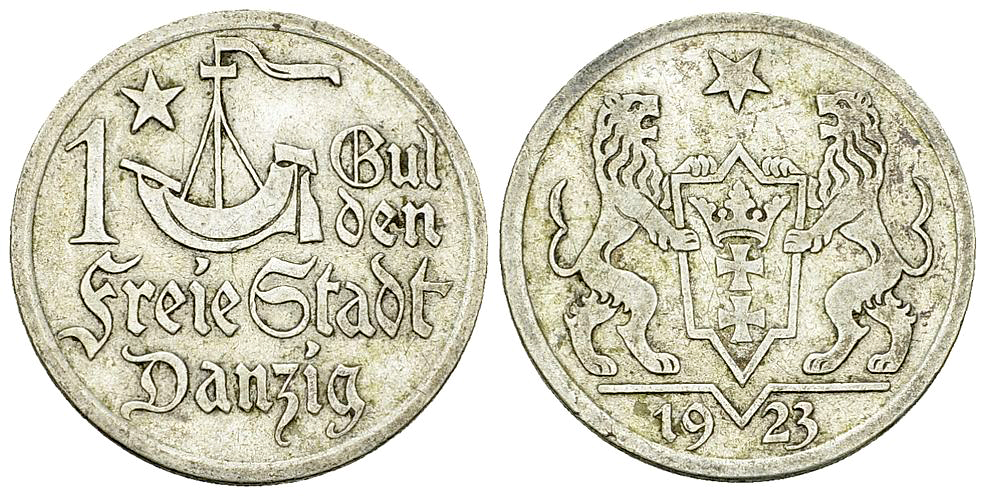 Danzig, AR 1 Gulden 1923