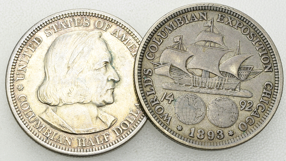 USA, Lot of 2 commemorative AR Half Dollars 1893