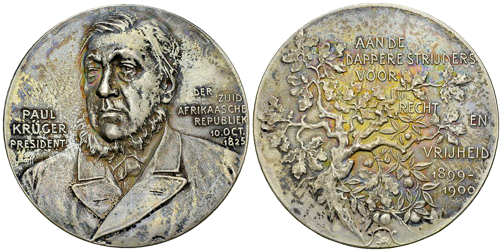 South Africa AR Medal 1900, Kruger/The Boer War