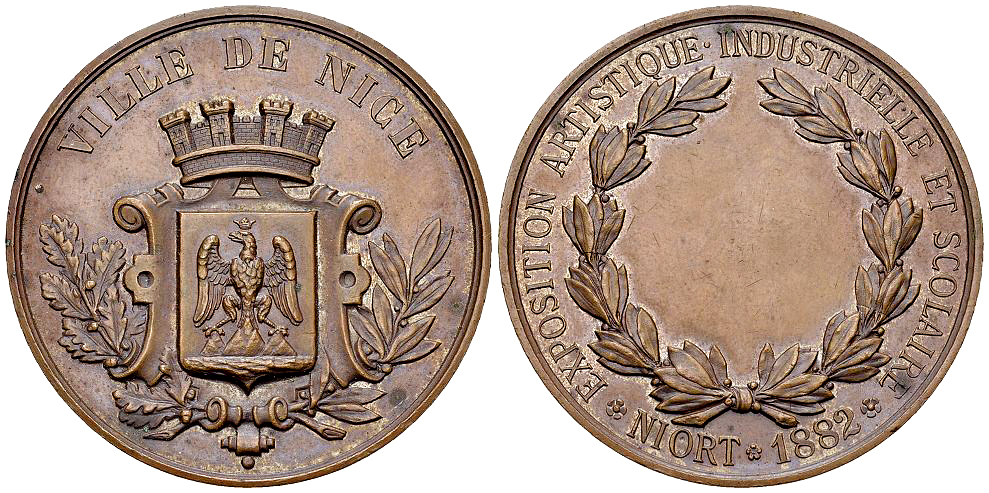 Nice/Niort, Médaille en bronze 1882