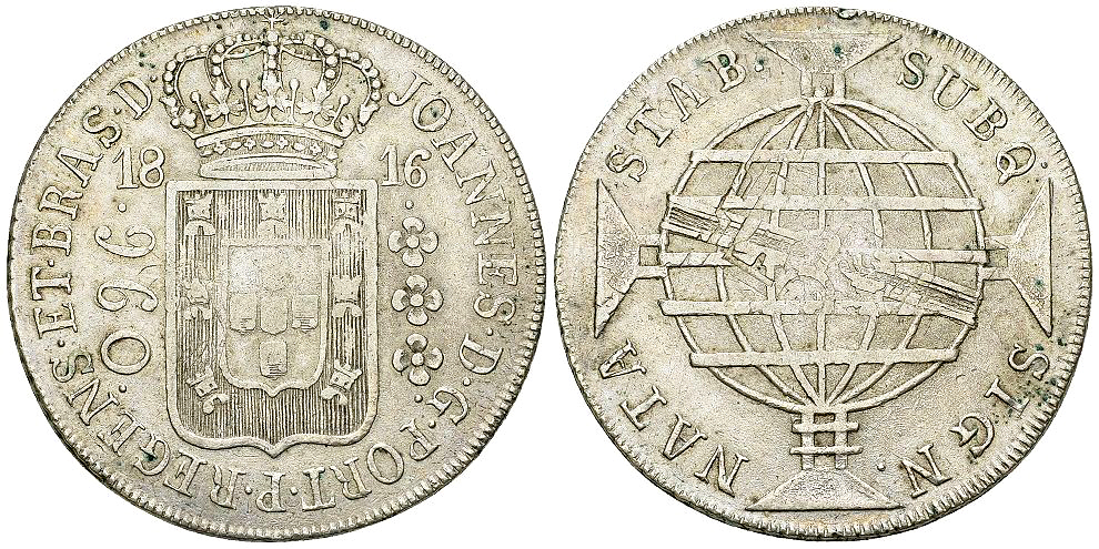 Brazil AR 960 Reis 1816
