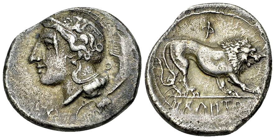 Velia AR Nomos, c. 365-340 BC