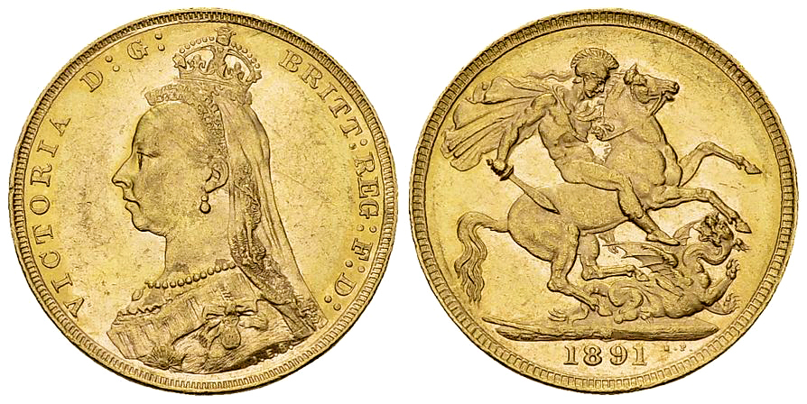 Australia AV Sovereign 1891 M, Melbourne