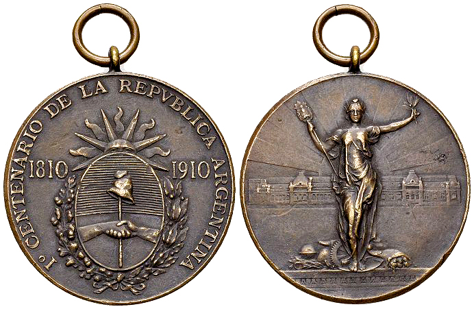 Argentina AE Medal 1910