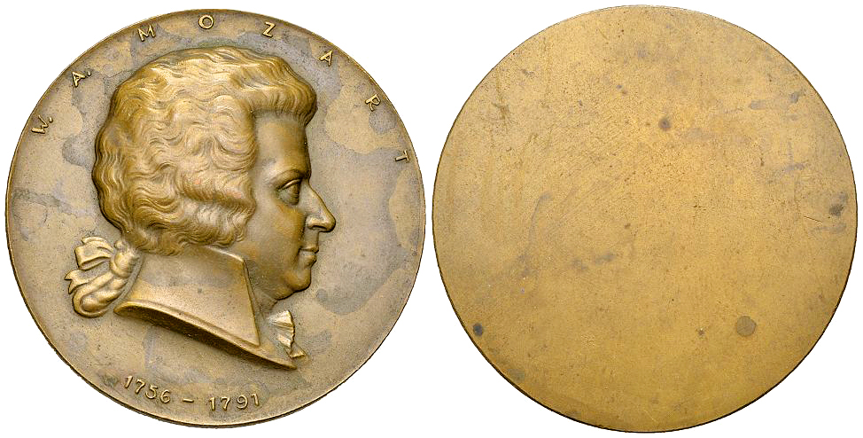 Austria, AE Medaille 1956, auf W.A. Mozart