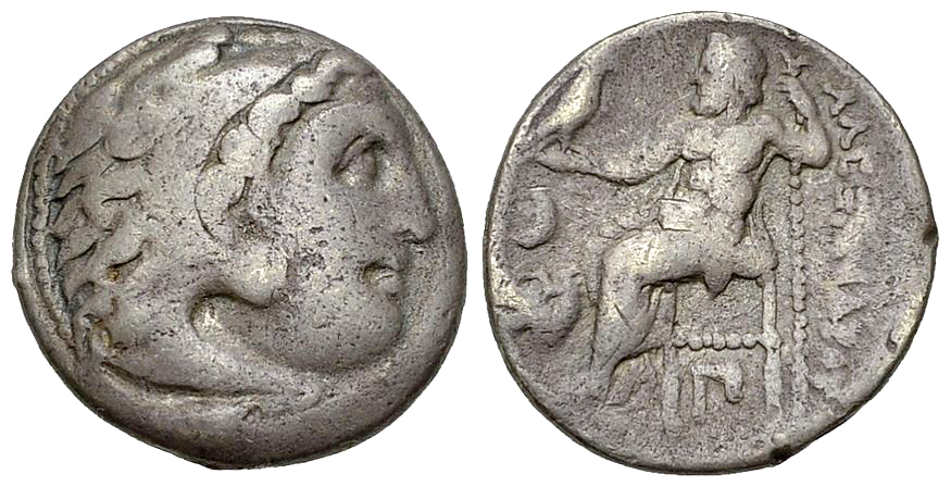 Alexander III 'the Great' AR Drachm, Kolophon mint